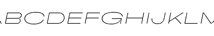GTFlexa XExpLzIt Font UPPERCASE