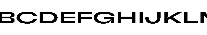 GTFlexa XExpMd 2 Font UPPERCASE