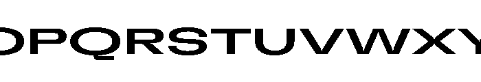 GTFlexa XExpMd 2 Font UPPERCASE