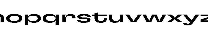 GTFlexa XExpMd 2 Font LOWERCASE