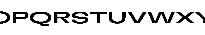 GTFlexa XExpMd Font UPPERCASE