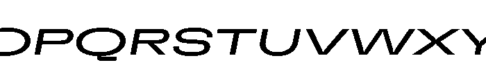 GTFlexa XExpRgIt Font UPPERCASE