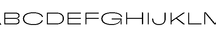GTFlexa XExpTh 2 Font UPPERCASE