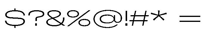 GTFlexa XExpTh Font OTHER CHARS
