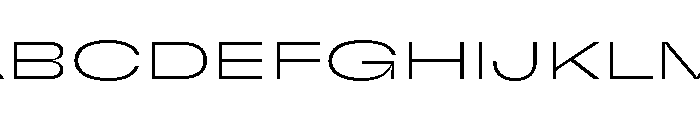 GTFlexa XExpTh Font UPPERCASE