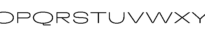 GTFlexa XExpTh Font UPPERCASE
