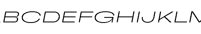GTFlexa XExpThIt 2 Font UPPERCASE