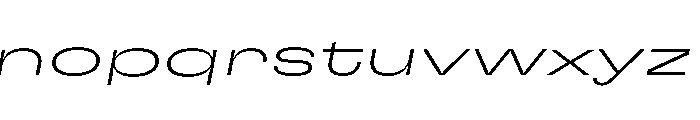 GTFlexa XExpThIt 2 Font LOWERCASE