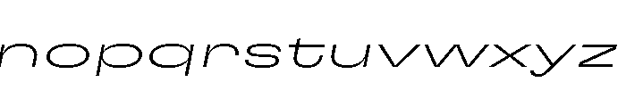 GTFlexa XExpThIt Font LOWERCASE