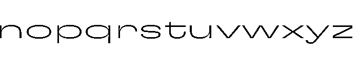 GTFlexa XExpTh Font LOWERCASE