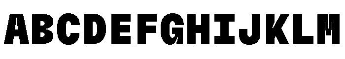 GTFlexaMono Bl Font UPPERCASE