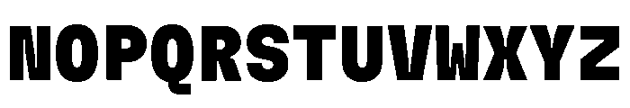 GTFlexaMono Bl Font UPPERCASE