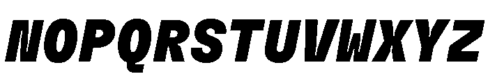 GTFlexaMono BlIt Font UPPERCASE