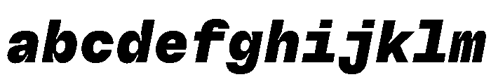 GTFlexaMono BlIt FONT