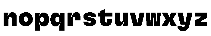 GTFlexaMono Bl Font LOWERCASE