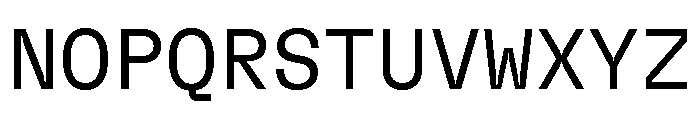 GTFlexaMono Lt Font UPPERCASE