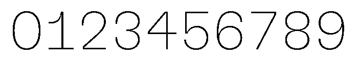 GTFlexaMono Lz Font OTHER CHARS