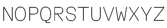 GTFlexaMono Lz Font UPPERCASE