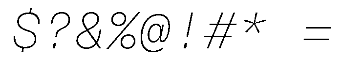 GTFlexaMono LzIt Font OTHER CHARS