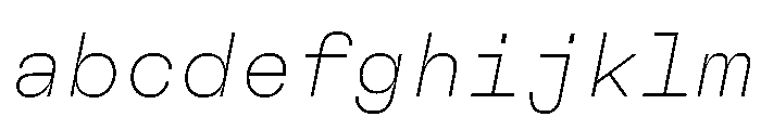 GTFlexaMono LzIt FONT