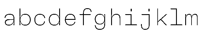 GTFlexaMono Lz FONT