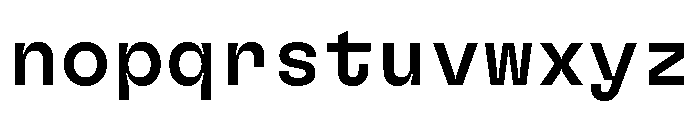 GTFlexaMono Md Font LOWERCASE