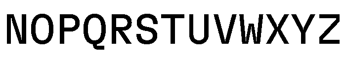 GTFlexaMono Rg 2 Font UPPERCASE