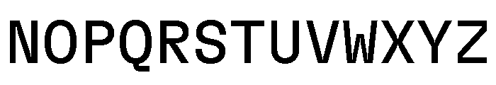 GTFlexaMono Rg Font UPPERCASE