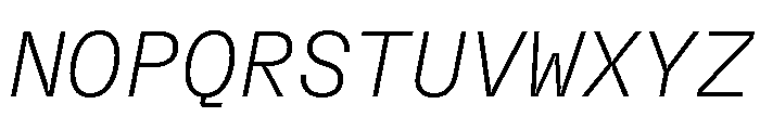 GTFlexaMono ThIt Font UPPERCASE