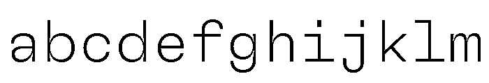 GTFlexaMono Th FONT