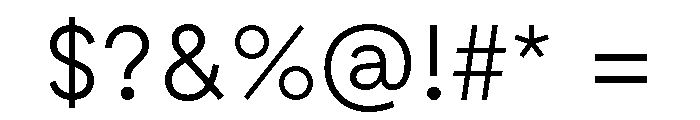 GTHaptik Light Font OTHER CHARS