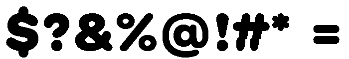 GTMaru Black Font OTHER CHARS