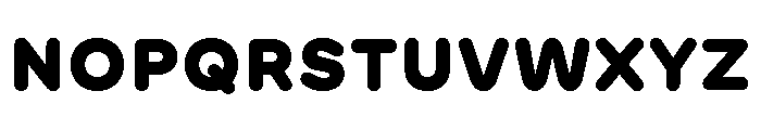 GTMaru Black Font UPPERCASE
