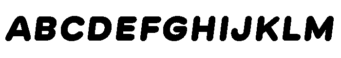GTMaru BlackOblique 2 Font UPPERCASE