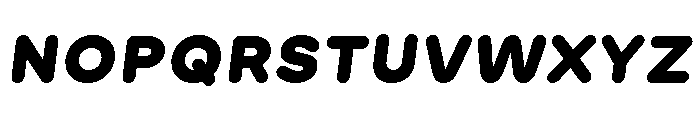 GTMaru BlackOblique 2 Font UPPERCASE