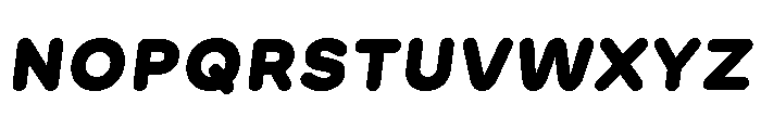 GTMaru BlackOblique Font UPPERCASE