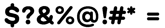 GTMaru Bold 2 Font OTHER CHARS