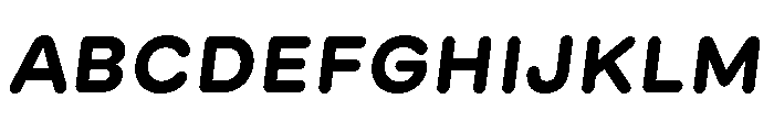 GTMaru BoldOblique 2 Font UPPERCASE