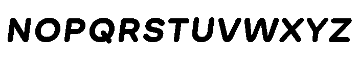 GTMaru BoldOblique 2 Font UPPERCASE