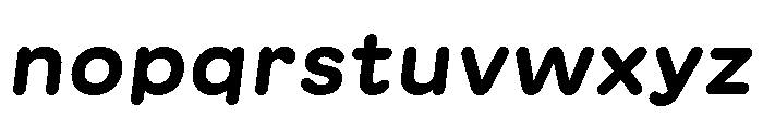 GTMaru BoldOblique 2 Font LOWERCASE