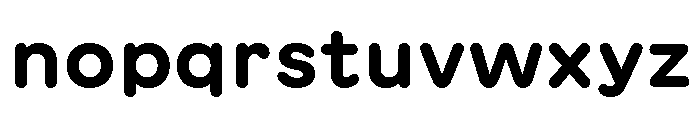 GTMaru Bold Font LOWERCASE