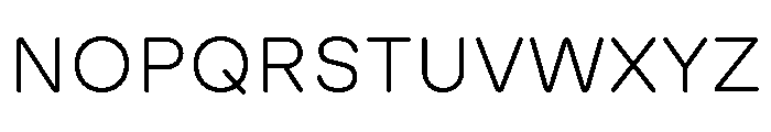 GTMaru Light Font UPPERCASE