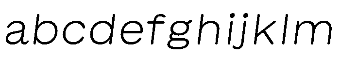 GTMaru LightOblique FONT