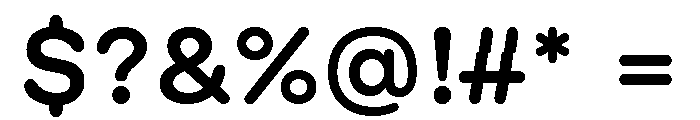 GTMaru Medium 2 Font OTHER CHARS