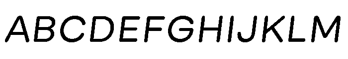 GTMaru RegularOblique 2 Font UPPERCASE