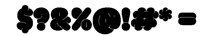 GTMaruMega Maxi Font OTHER CHARS