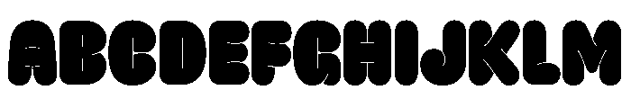 GTMaruMega Maxi Font UPPERCASE