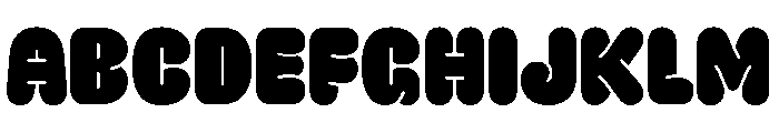 GTMaruMega Midi Font UPPERCASE