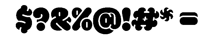 GTMaruMega Mini Font OTHER CHARS