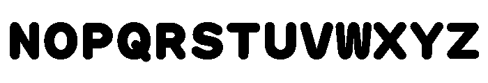 GTMaruMono Black Font UPPERCASE